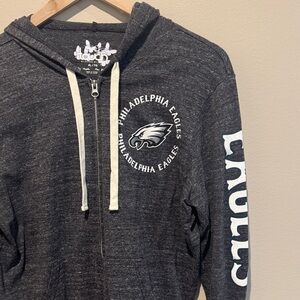 Touch by Alyssa Milano Gray Philadelphia Eagles Hoodie